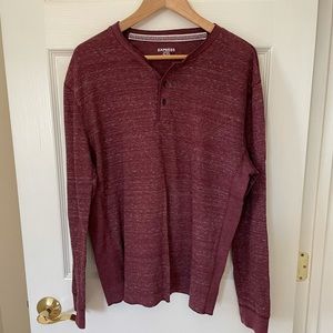 Express men’s waffle long sleeve
